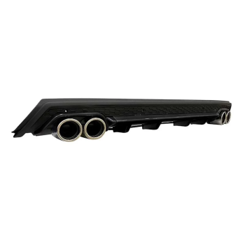 Prelungire bara spate universal , ELITE B Design, negru mat / lucios, ornamente toba rotunde