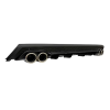 Prelungire bara spate universal , ELITE B Design, negru mat / lucios, ornamente toba rotunde