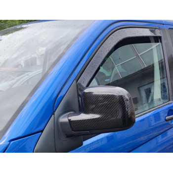 Set 4 paravanturi auto Ford Focus C-Max / C-Max 2003-2010 fata-spate, fumuriu transparent