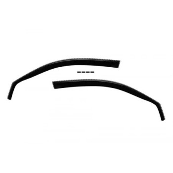 Set 2 paravanturi auto Ford TRANSIT CUSTOM 2013-2024, fata 2 usi, fumuriu transparent