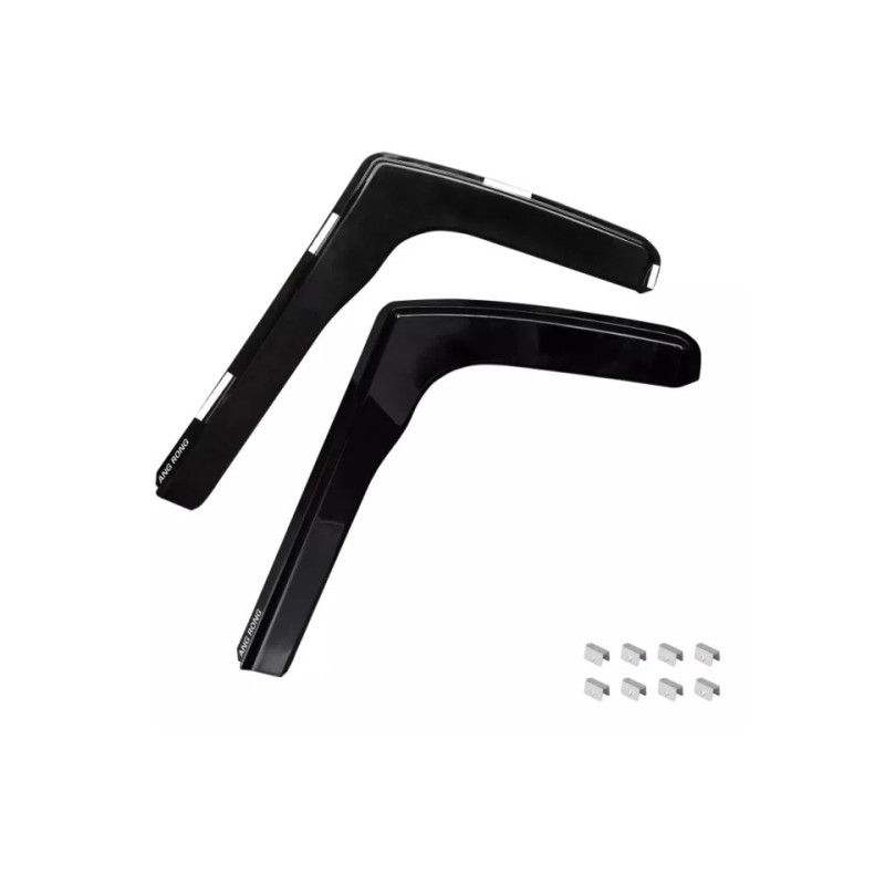 Set 2 paravanturi auto Ford TRANSIT COURIER 2014-+, fata 2 usi, fumuriu transparent