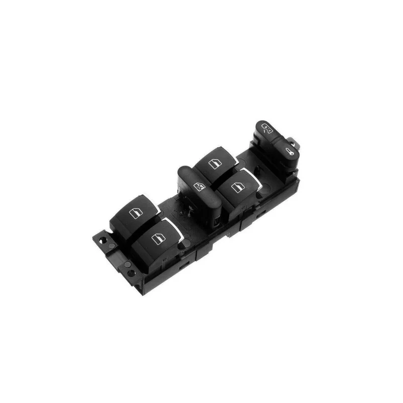 Butoane Geamuri Electrice cu buza cromata compatibil VW Bora 1998-2005, Golf IV 1998-2004, Passat B5 1995-2004