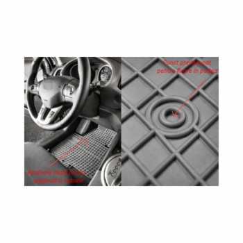 Covoare interior cauciuc El Toro compatibile Volkswagen T-Cross SUV 2018-2023