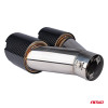 Set 2 Ornamente Toba Dubla Universale Inox + Carbon , compatibil BMW  AMIO-04069