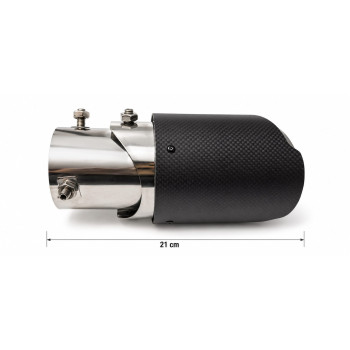 Ornament Tips evacuare flexibil,universal cu finisaj carbon|Auto Tuning Alin