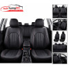 Huse Scaune Auto Universale Premium Negru cu Cusatura Rosie|Auto Tuning Alin