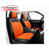 Set huse scaune auto universale, piele ecologica negru cu portocaliu, fata-spate|Auto Tuning Alin