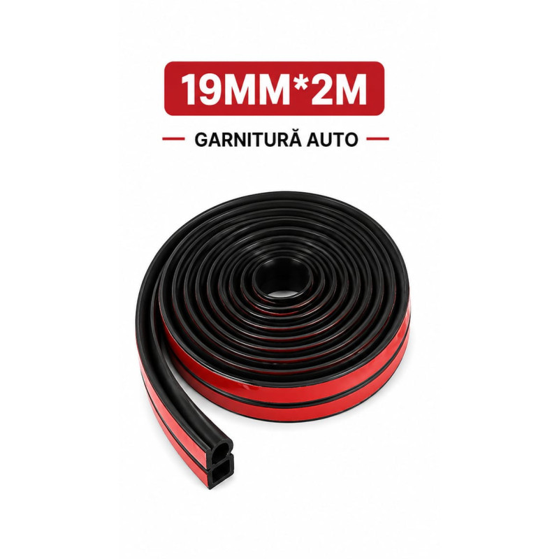 Cheder auto 19mm x 2m pentru etansare si protectie suplimentara |Auto Tuning Alin