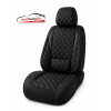 Husa  scaun auto universală – material textil premium, negru cu gri|Auto Tuning Alin