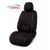 Husa scaun auto universală – material textil premium, negru cu rosu|Auto Tuning Alin