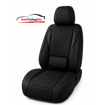 Husa  scaun auto universală – material textil premium, negru |Auto Tuning Alin