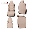 Husa scaun individual ,universala creeata din material textil de culoare bej| Alin Auto Tuning