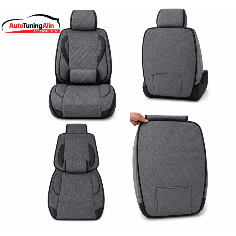 Husa scaun GRI universala -material textil premium|Auto Tuning Alin