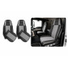 Set huse scaun camion MAN THX II (2020+) Negru/Gri,piele ecologica si catifea|Auto Tuning Alin