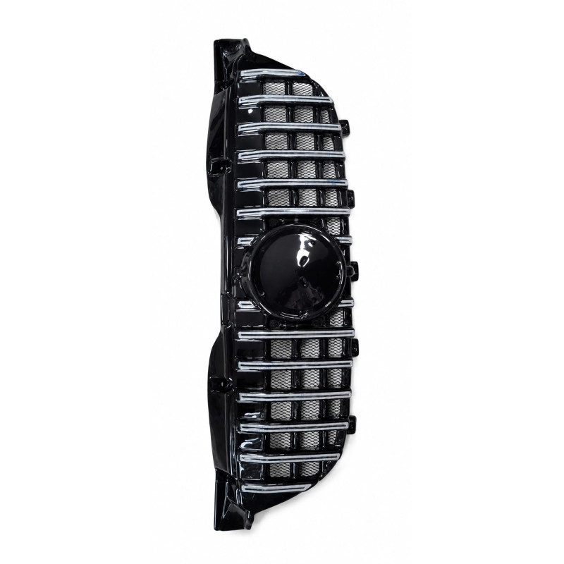 Grilă față Mercedes Sprinter 2006–2012, negru lucios cu inserții cromate|Auto Tuning Alin