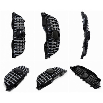 Grilă față Mercedes Sprinter 2006–2012, negru lucios cu inserții cromate|Auto Tuning Alin