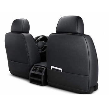 Set huse universale auto imitatie piele + material textil calitate Premium ,negru cu cusaturi rosii|Auto Tuning Alin