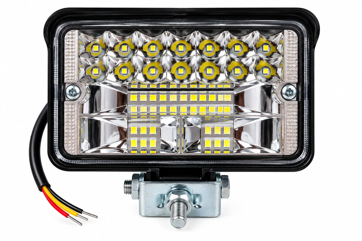 Proiector LED 4 inch, 126W, 12–80V, lumină albă, marcaj CE