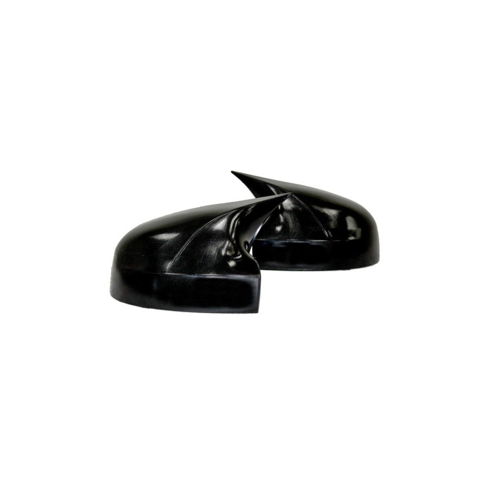 Capace oglinda compatibile cu Dacia Logan 2009-2020, Sandero 2009-2020, Duster 2012-2017, Negru lucios Batman Style