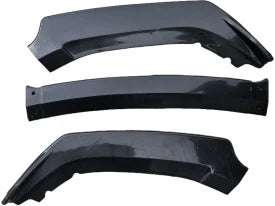Prelungire bara fata Universala, spoiler, negru lucios, 3 piese, lungime 170 cm