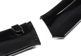Prelungire bara fata Universala, spoiler, negru lucios, 3 piese, lungime 170 cm