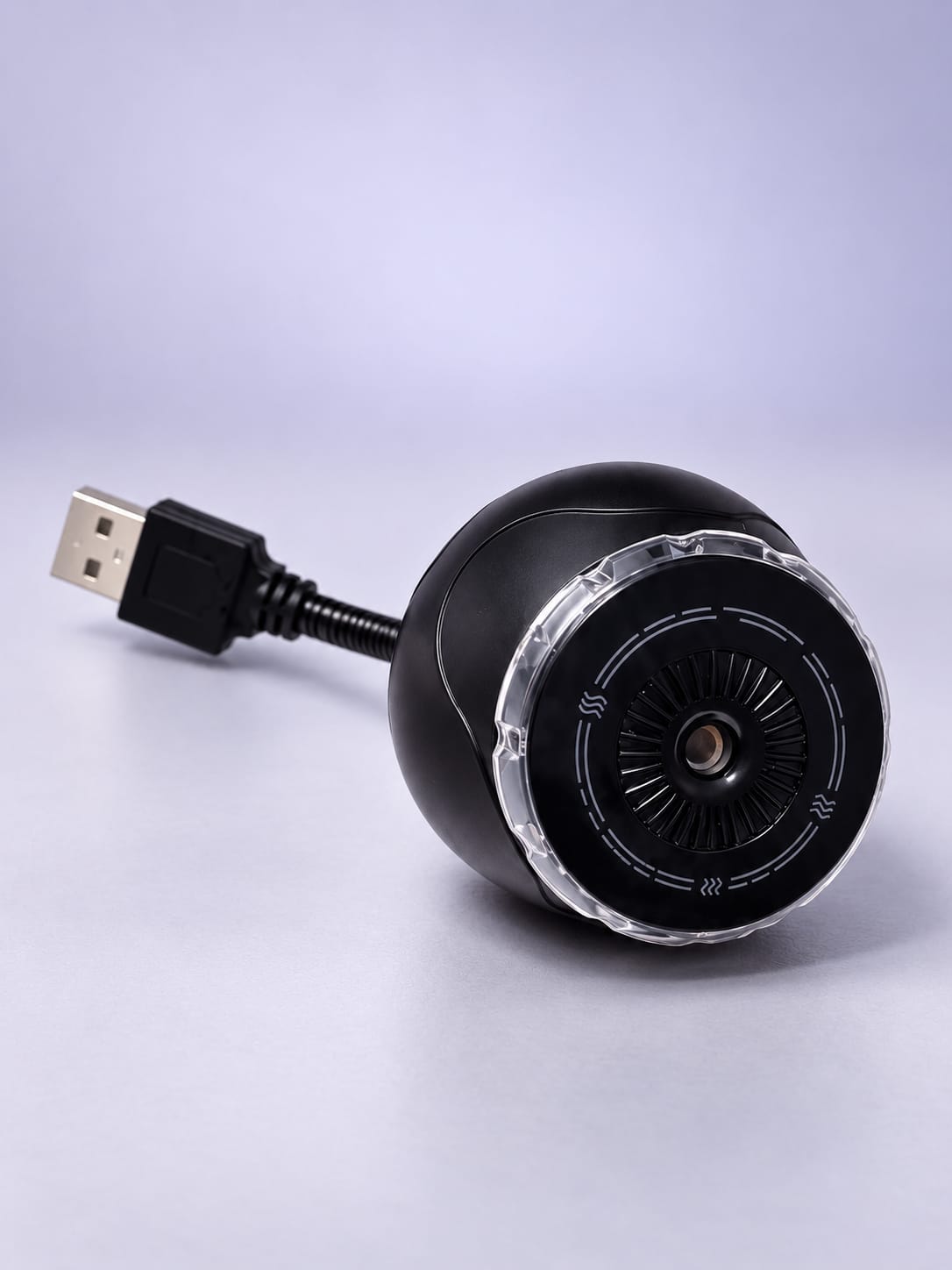 Difuzor de aromă auto Q8 cu alimentare USB și iluminare în 7 culori