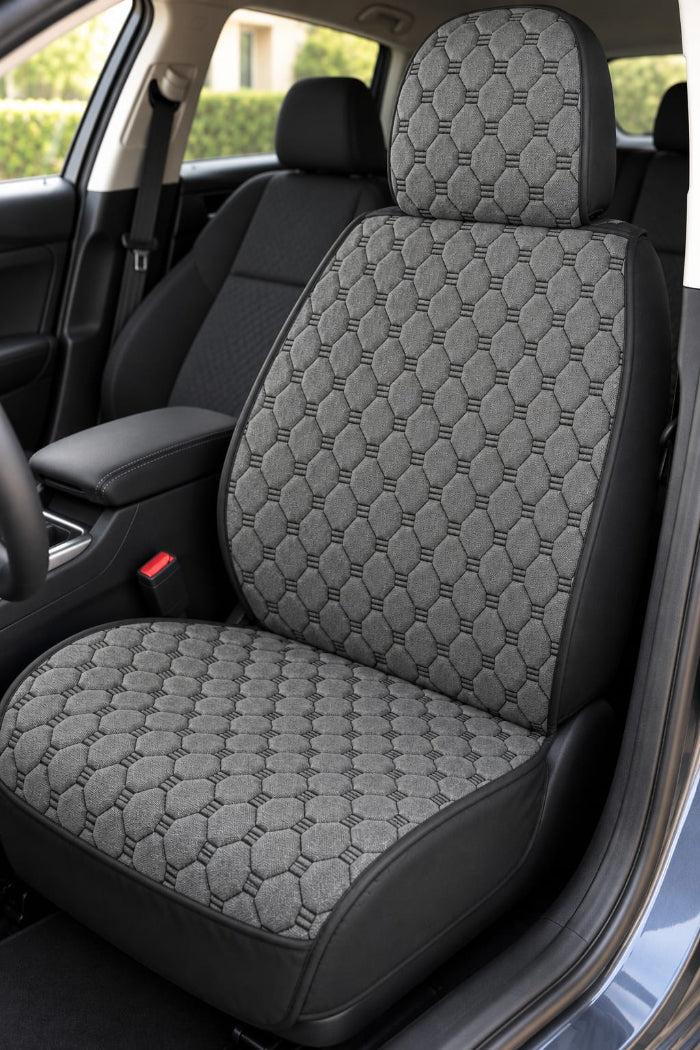 HUSA SCAUN AUTO UNIVERSALA MATERIAL TEXTIL RESPIRABIL GRI