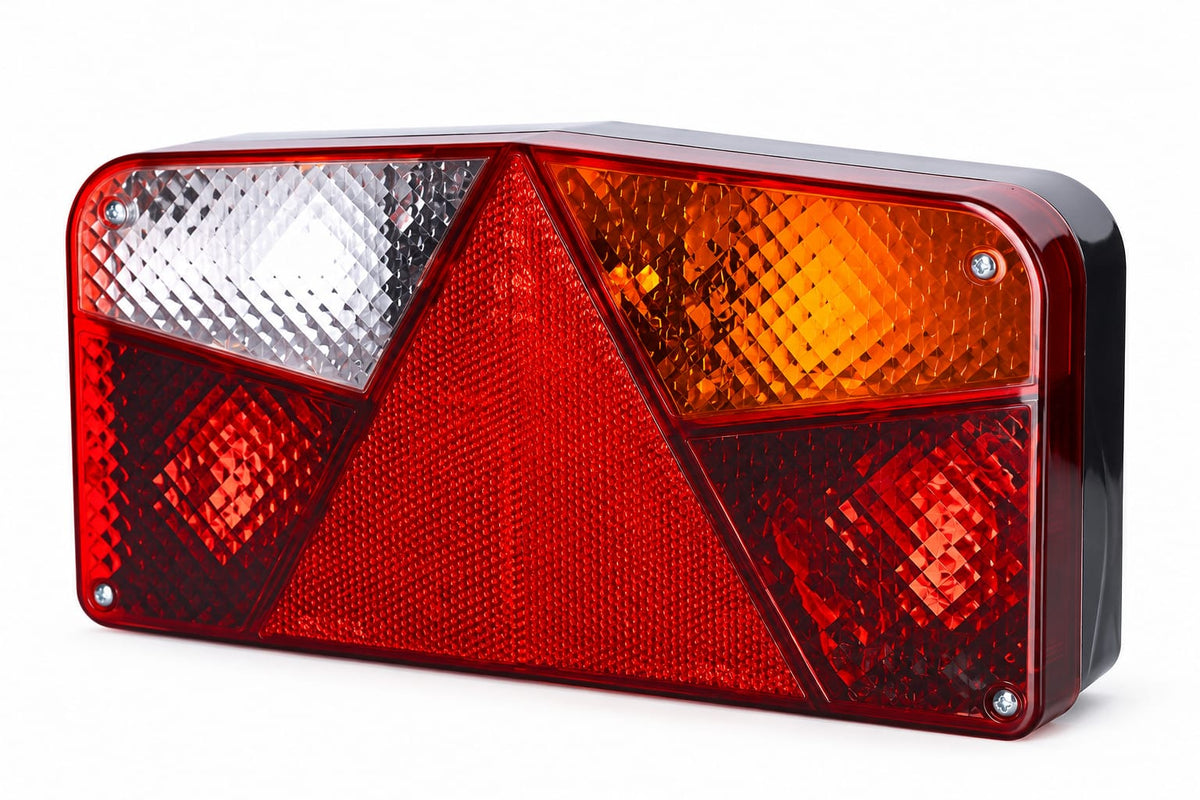 Set 2 lămpi spate multifuncționale HORPOL LZT, stânga + dreapta, 12/24V, cu reflector triunghiular