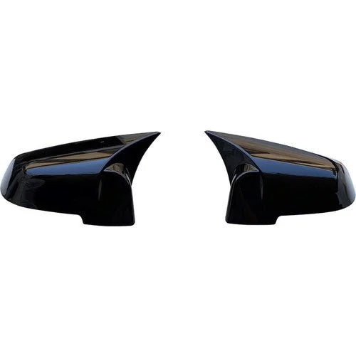 Capace oglinda Batman Style compatibile cu BMW seria 5 F10 2010-2013 Negru lucios