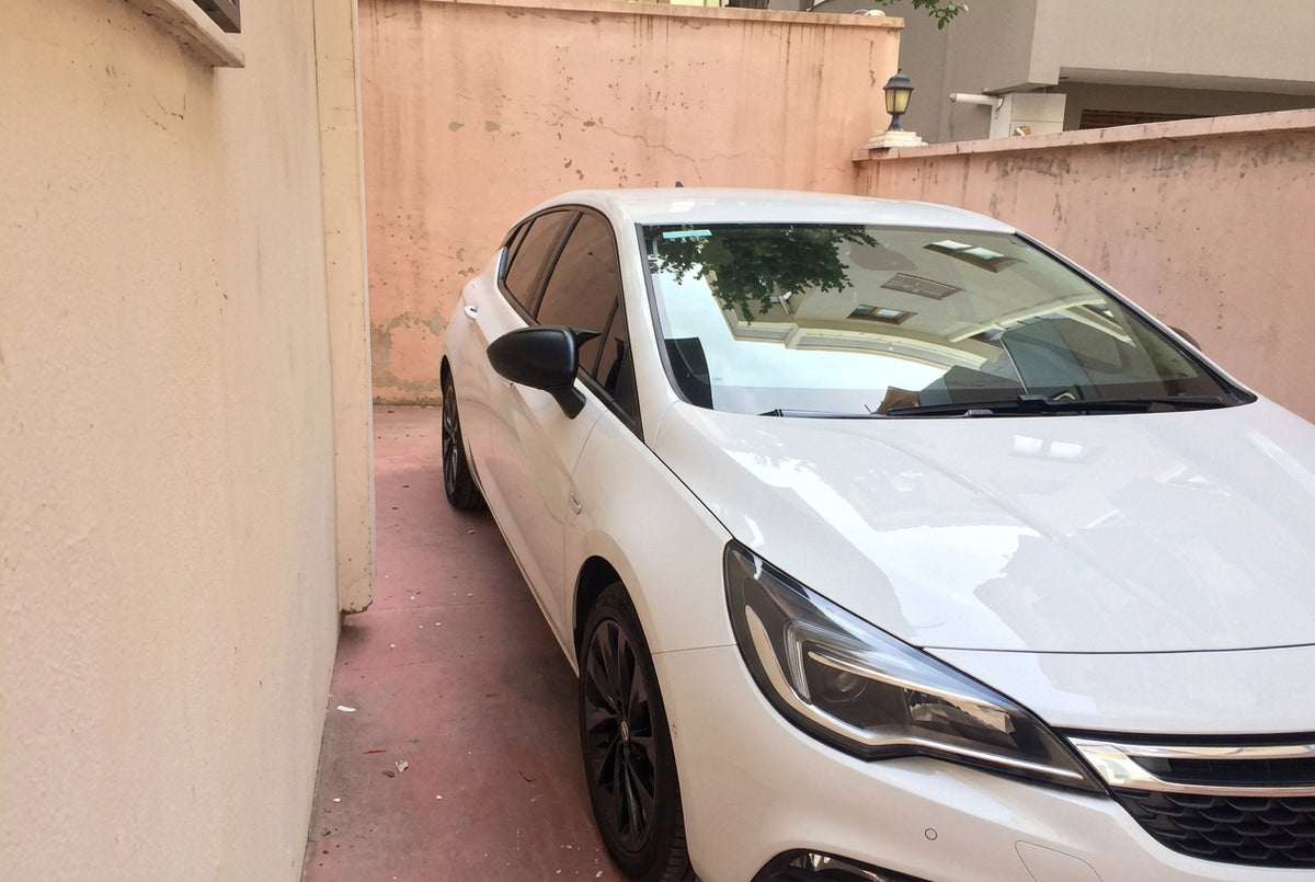 Capace oglinda Batman Style compatibile cu Opel Astra K 2015-2021 / Insignia B 2017+ Negru lucios