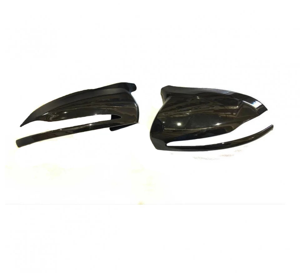 Capace oglinda  Batman Style compatibile cu Mercedes Clasa E W213 2016+ Negru lucios