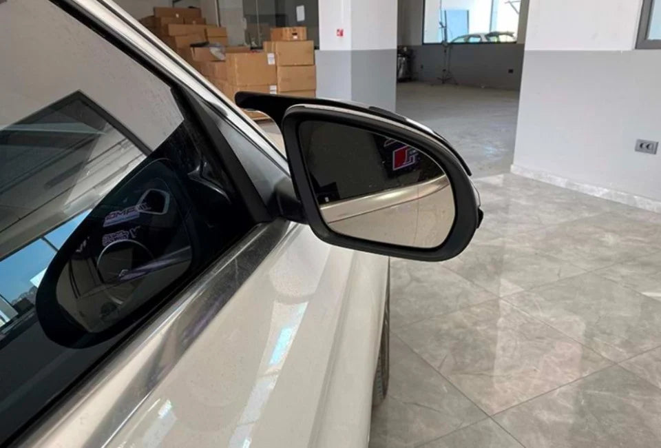 Capace oglinda  Batman Style compatibile cu Mercedes Clasa E W213 2016+ Negru lucios