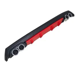 Prelungire/Difuzor  bara spate universal , ELITE B Design, negru cu rosu, ornamente toba rotunde