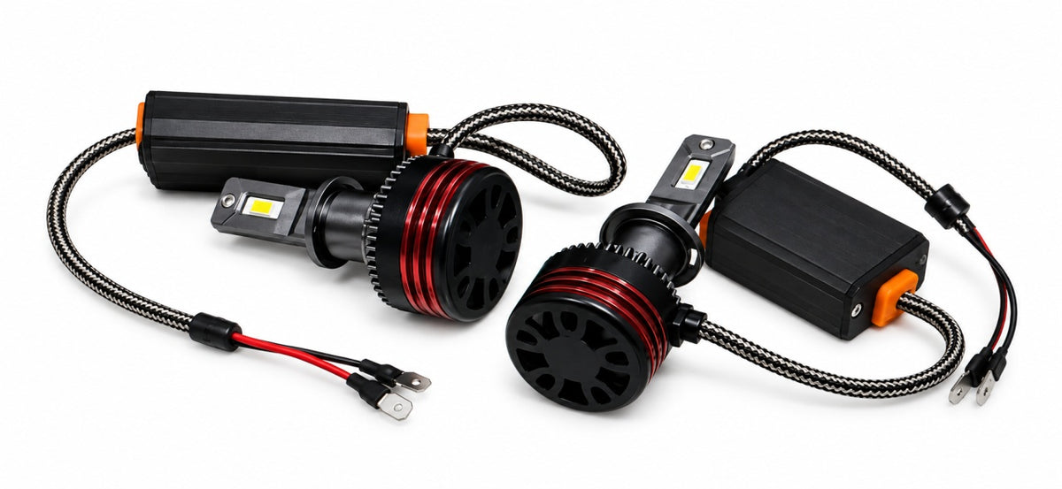 Becuri LED H3 Pro -set 2 bucati | Iluminare puternica pentru faruri