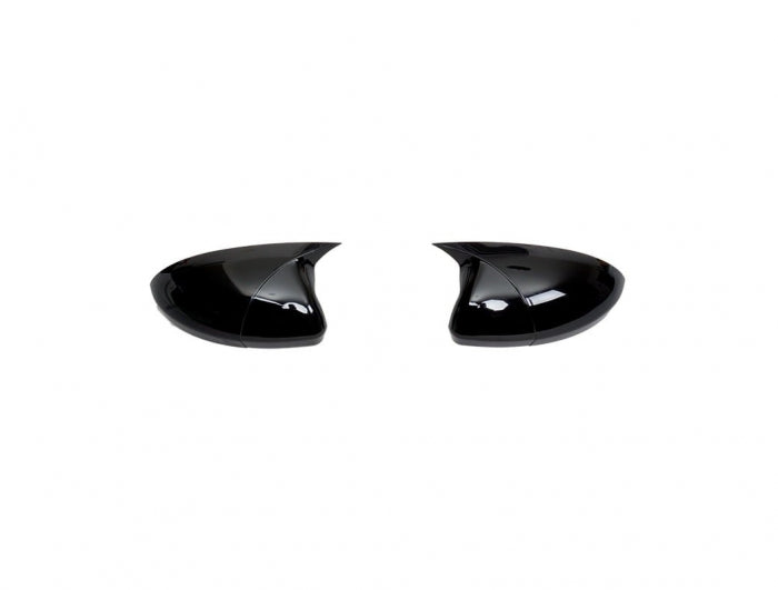 Capace oglinda Batman Style compatibile cu Renault Clio V 2019->, Megane IV 2016->, Talisman 2015-> Negru lucios
