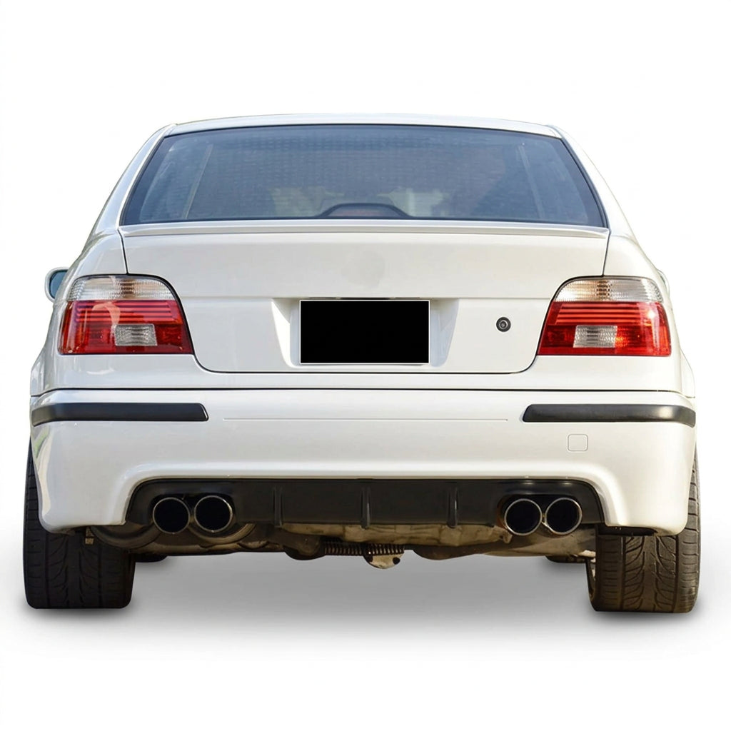 Difuzor Bara Spate cu Evacuare Dubla compatibil cu BMW Seria 5 E39 1995-2003 M5 Design