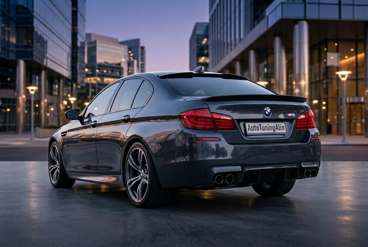 Eleron Luneta compatibil cu BMW seria 5 F10 2010-2017, Negru lucios