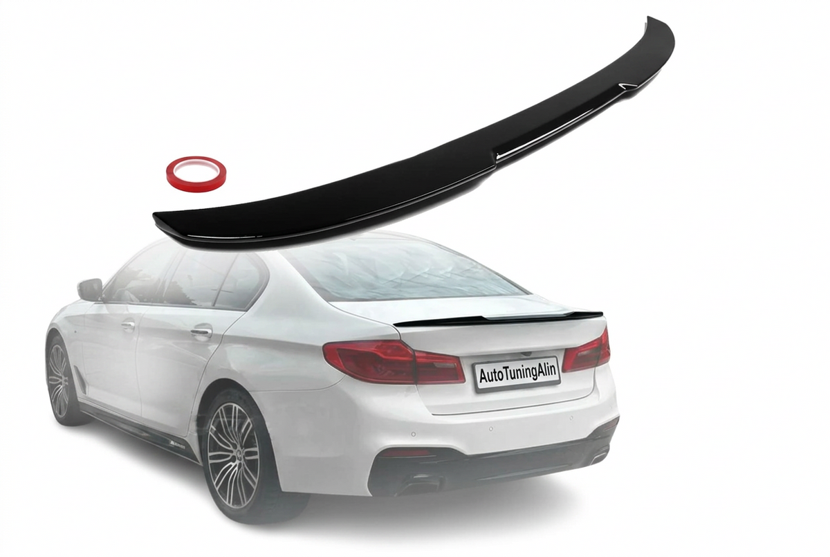 Eleron Portbagaj compatibil cu BMW seria 5 G30 2017+ M-Performance Design, negru lucios