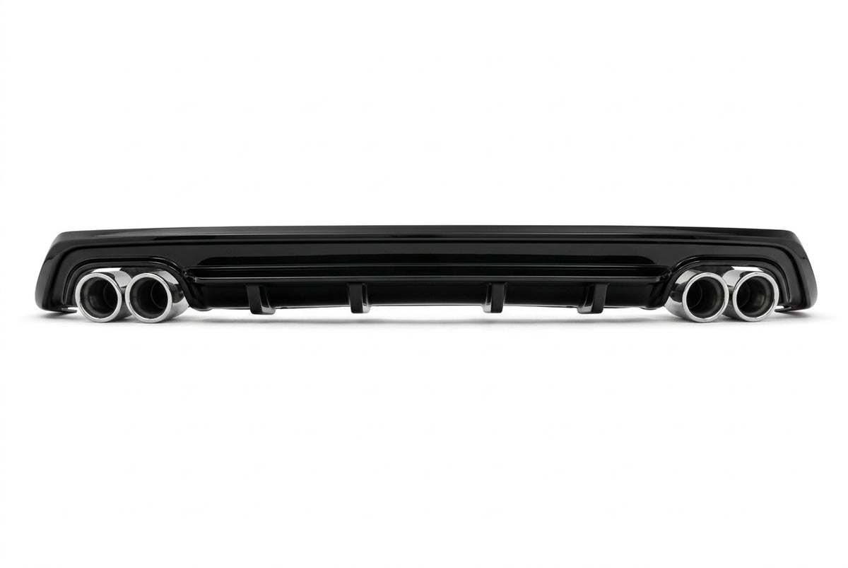Pachet Tuning Exterior Aero Universal, prelungire bara fata,prelungire praguri laterale si difuzor negru cu Negru