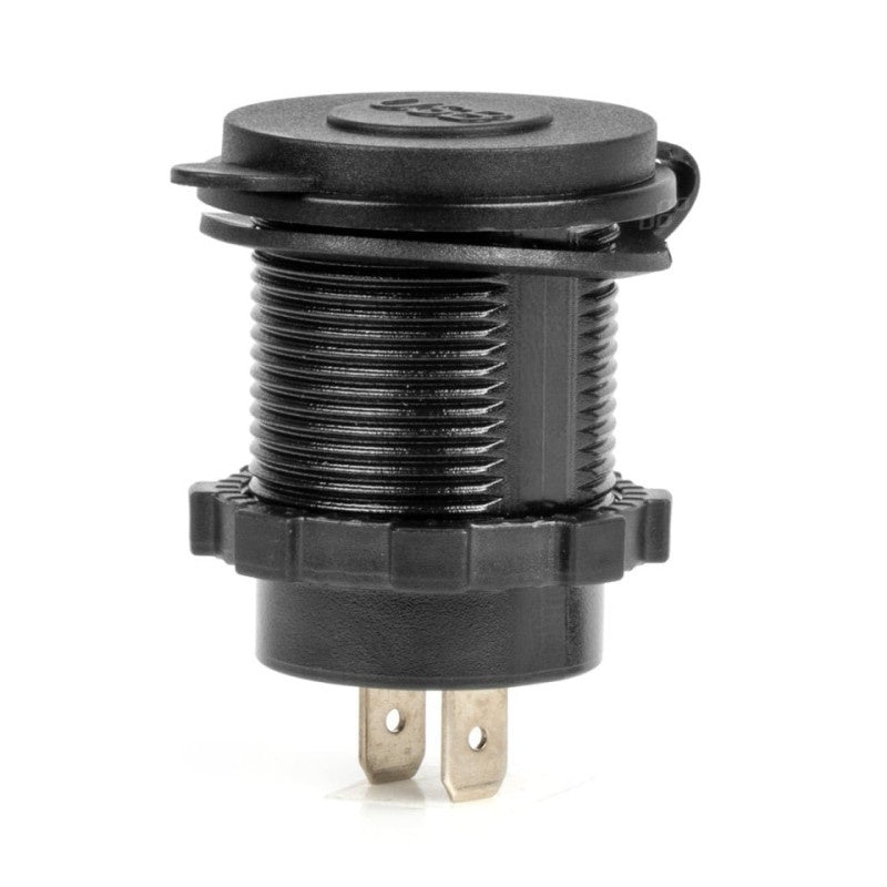 Incarcator de telefon impermeabil cu iluminare LED albastra 2xUSB QC3.0 12/24V ATA3251