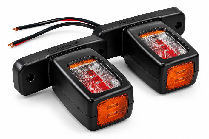 Set 2 lămpi gabarit LED FORMPLAS FR 0130 – 12V-24V, fără braț