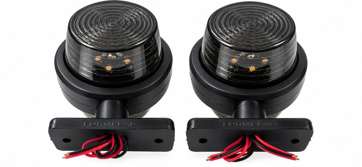 Set 2 lămpi gabarit LED FORMPLAS FR 0117-F – Alb /Rosu, 12–24V
