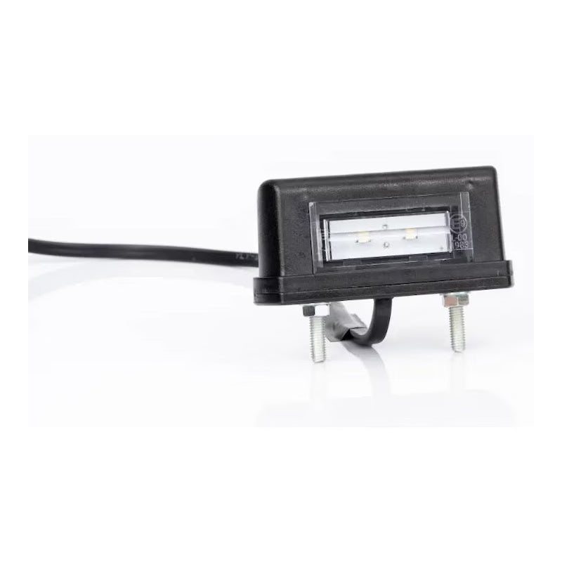 Lampa numar 83×40, 2 LED-uri, 12-30V neagra FT-016 Fristom ATA00351