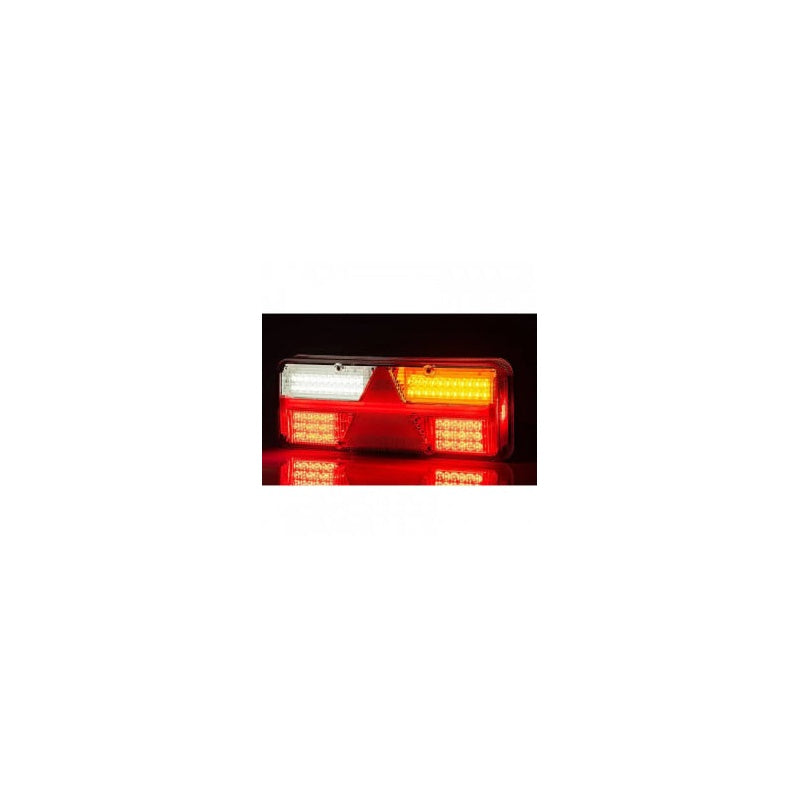 Lampa stop, 6 functii, stanga, Kingpoint FT-500-15, pozitie LED neon, Fristom ATA00379 ATA00380