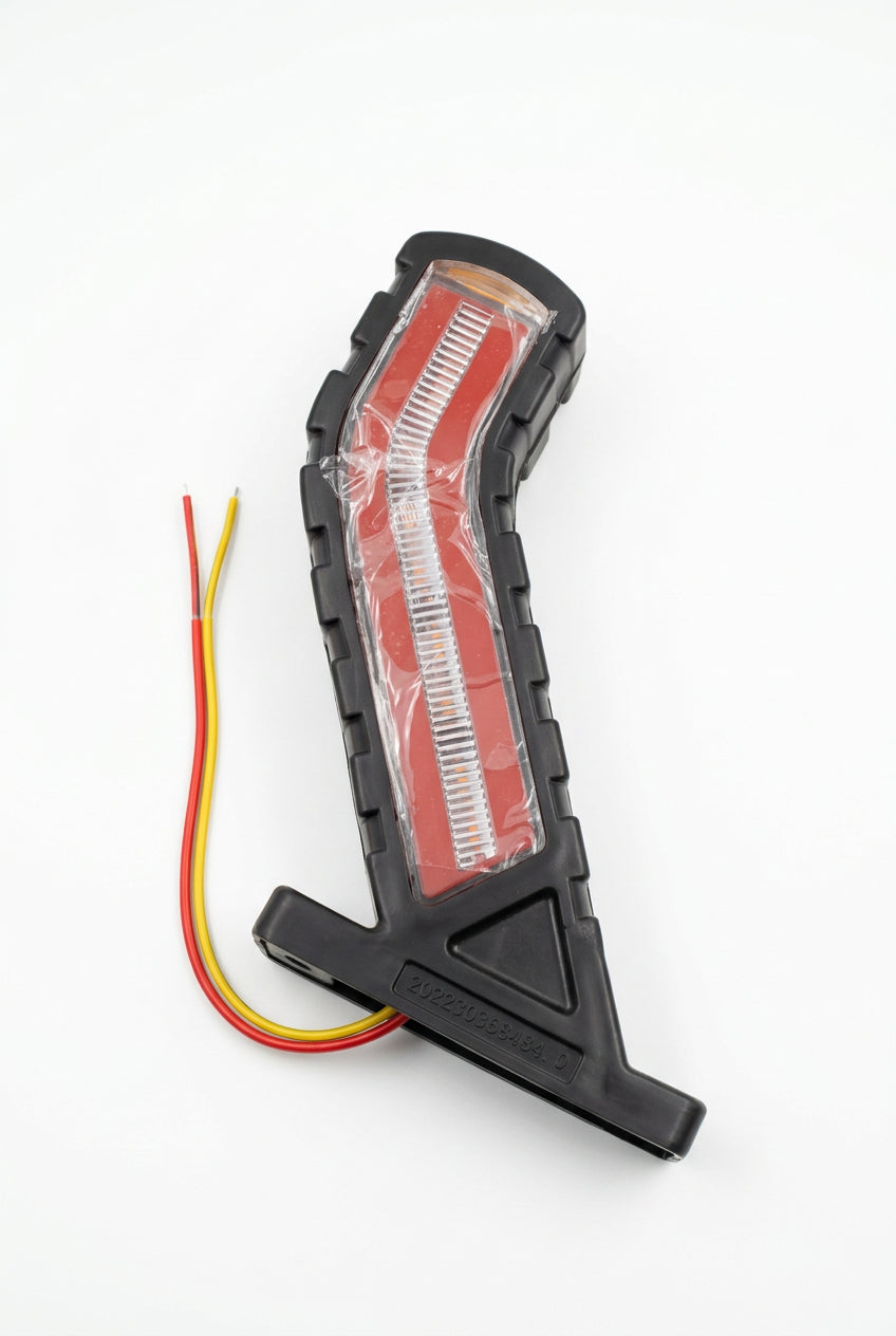 Lampa Stanga gabarit LED tip coarne, efect Neon, 3 funcții, 12–24V, 16 cm