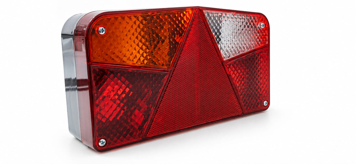 Set 2 lămpi spate multifuncționale HORPOL LZT, stânga + dreapta, 12/24V, cu reflector triunghiular