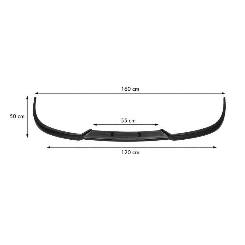 Lip Prelungire bara fata CUPRA Design,negru mat