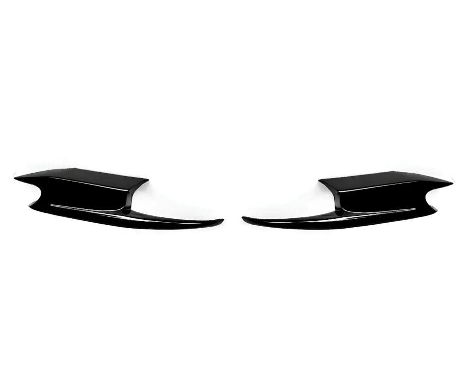 Prelungiri Bara Fata compatibil cu BMW Seria 5 F10 2010-2017, bara M5 Design, culoare negru lucios, set 2