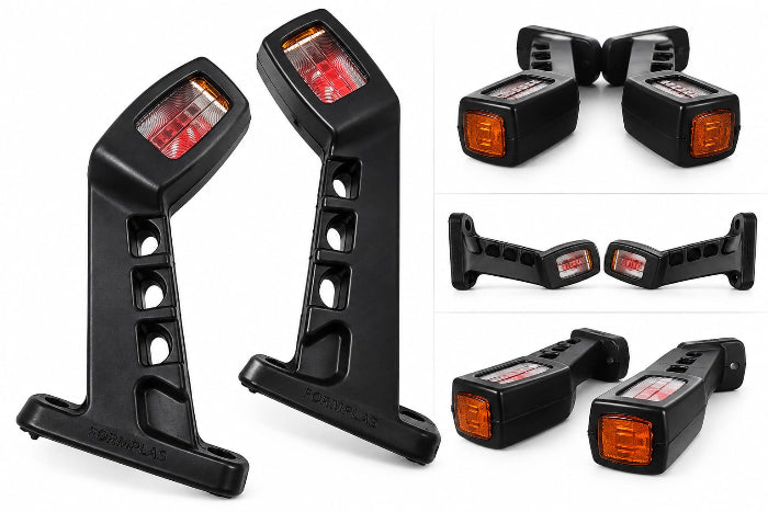 Lampă Stângă Gabarit LED FORMPLAS – Dreapta, 3 Culori, Braț Lung 12-24V