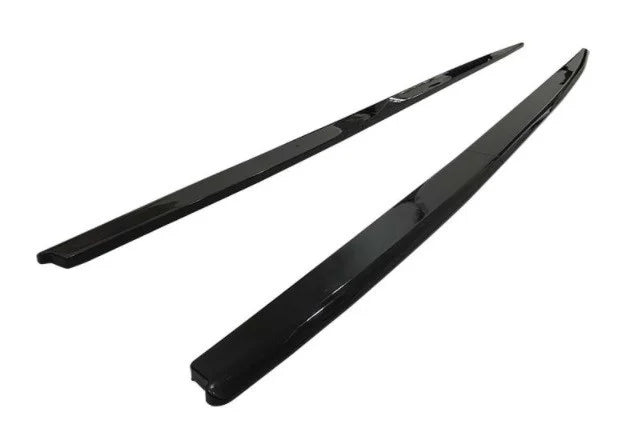 Prelungire praguri laterale compatibile VW GOLF 7 VII 2012-2020 negru lucios cu aripioare